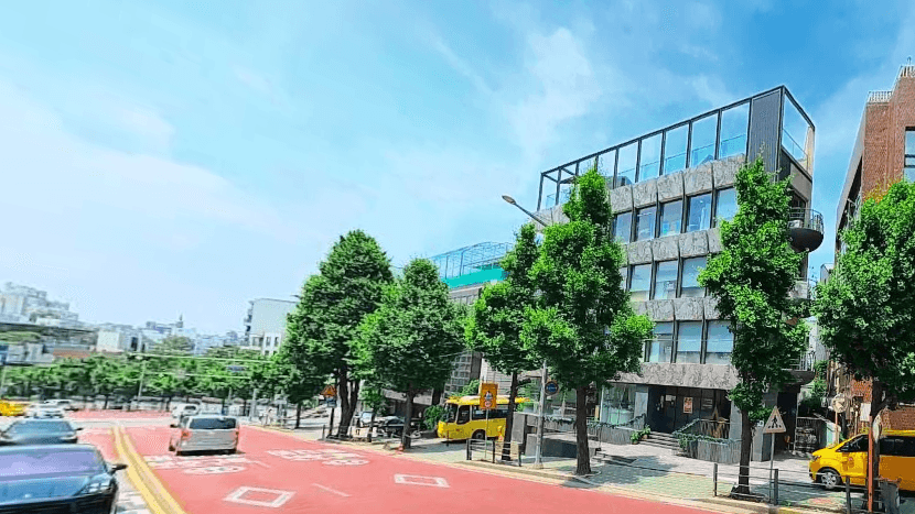 독서당로 대로변 건물