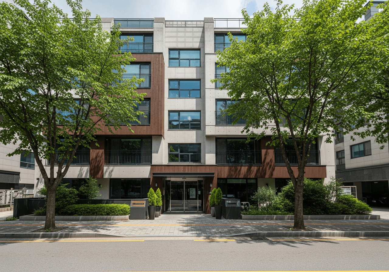 독서당로 대로변 건물