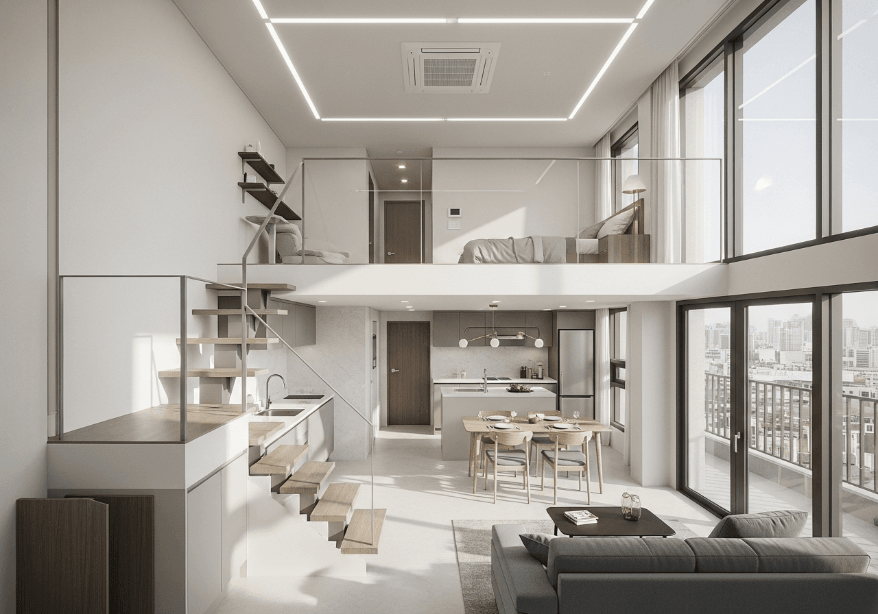 송파구 원룸 - 복층 6.4평